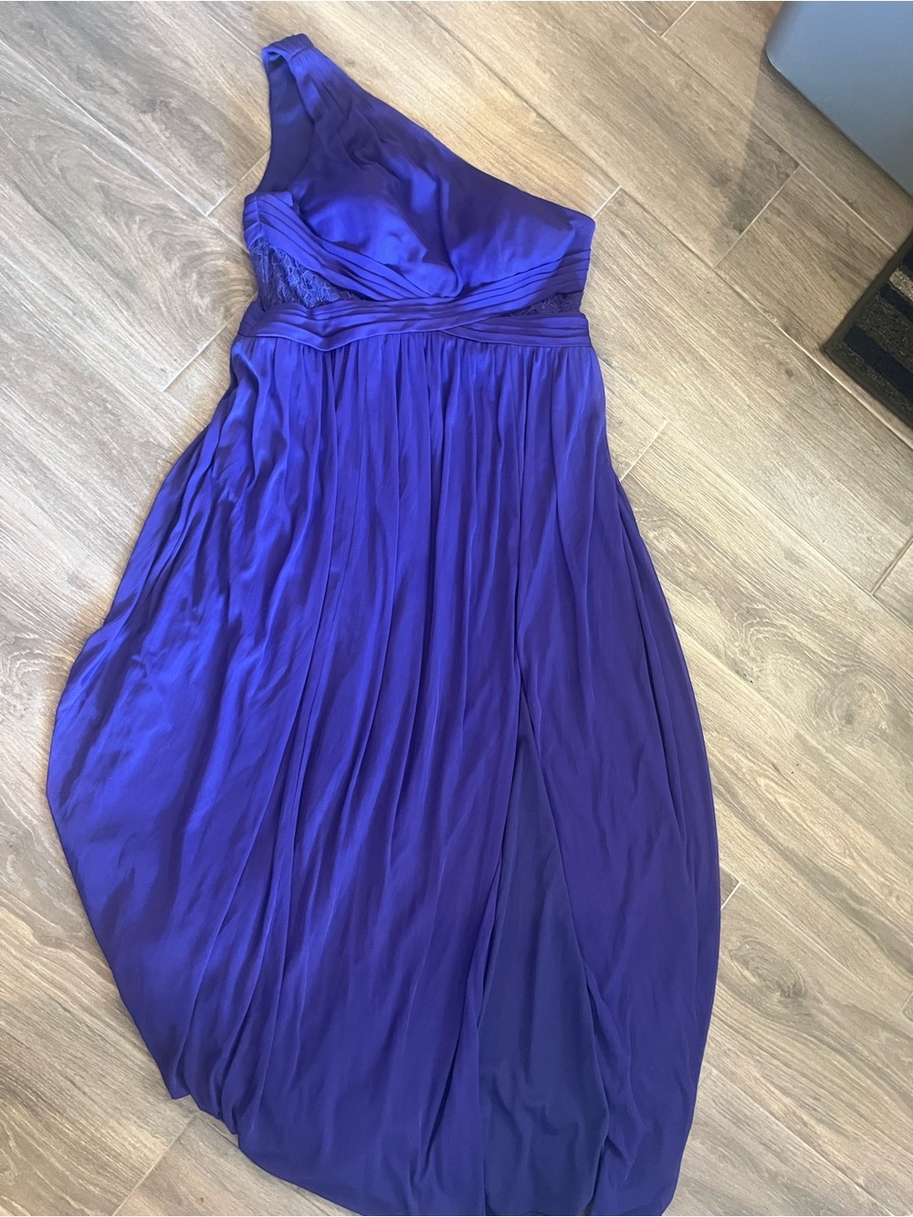 Azazie One-Shoulder Violet Formal Gown